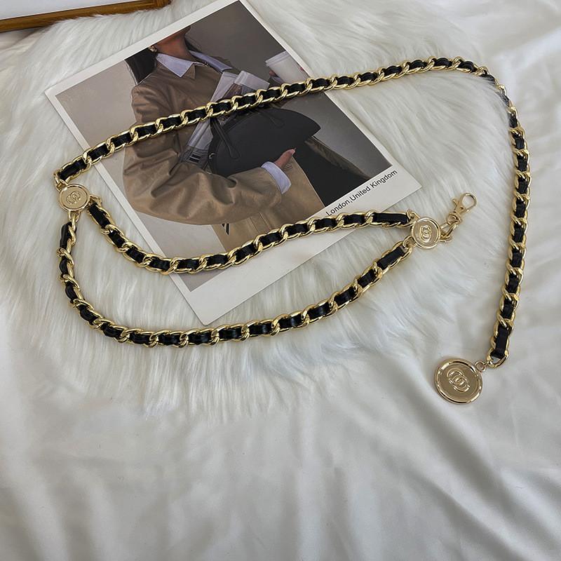 Chic Double Layer Chain Waist Chain For Women Fashionable Accessory For All Outfits