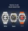 SANDA 7027 Luminous Waterproof Quartz Men's Wristwatch with Stud Accents