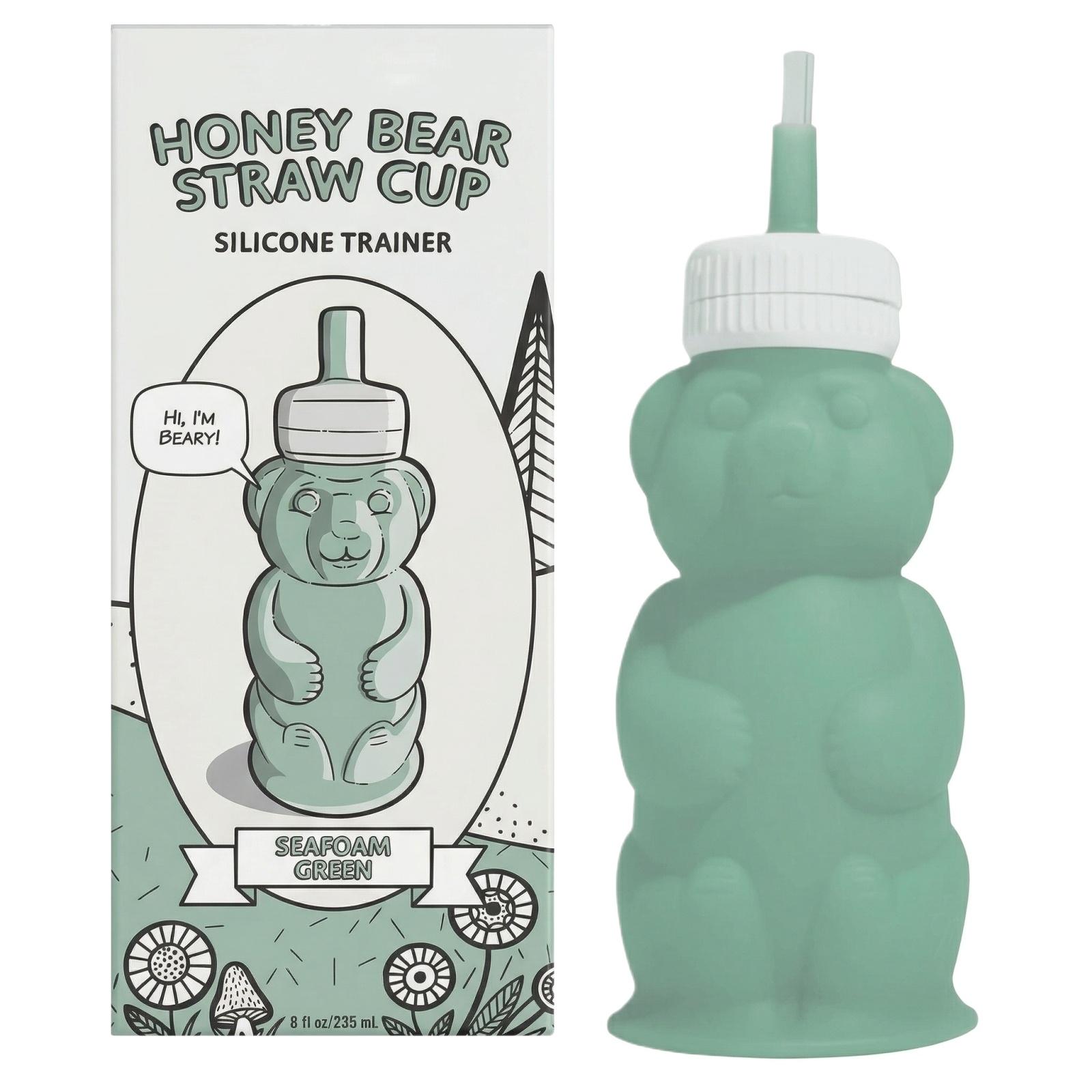 

Milk And Honey Bear Straw Cup, Silicone, 8 Oz. One Size белый