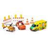 Set De Jouets - SIKU - Coffret Cadeau Sauvetage - VW Beetle - Ambulance Mercedes - Hélicoptère