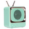 TV Shaped BT Speaker Wireless Lightweight Portable Mini Classic Style Sound SpeakerGreen