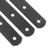 4Pcs Straight Bracket Heavy Duty Repair Mending Plates for Wooden Fence Shelves Cabinets Metal Flat Brackets Joining Supports