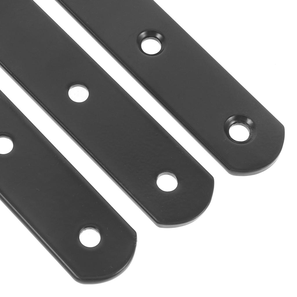 4Pcs Straight Bracket Heavy Duty Repair Mending Plates for Wooden Fence Shelves Cabinets Metal Flat Brackets Joining Supports