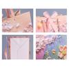 1PC Colorful Printed Flower Paper Bags Ice Cream Handbag Creative Gifts Packaging Bag Party Baby Shower Wedding Favours Boxes
