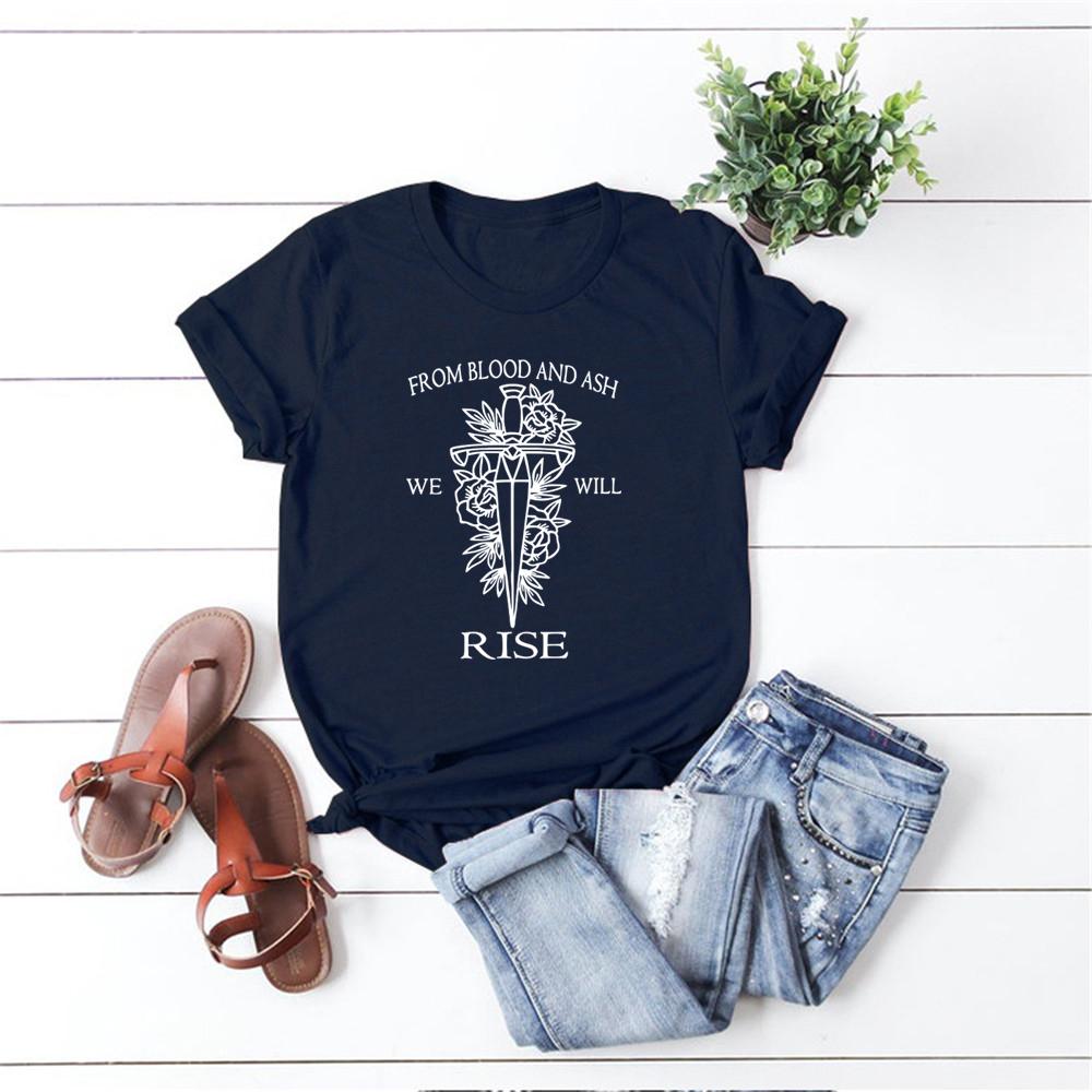 

From Blood and Ash We Will Rise Tshirt FBAA Red Pearl Shirt FBAA JLA Bookish Merch Iss Willa Colyns Book Tee Book Lover Gift 4XL