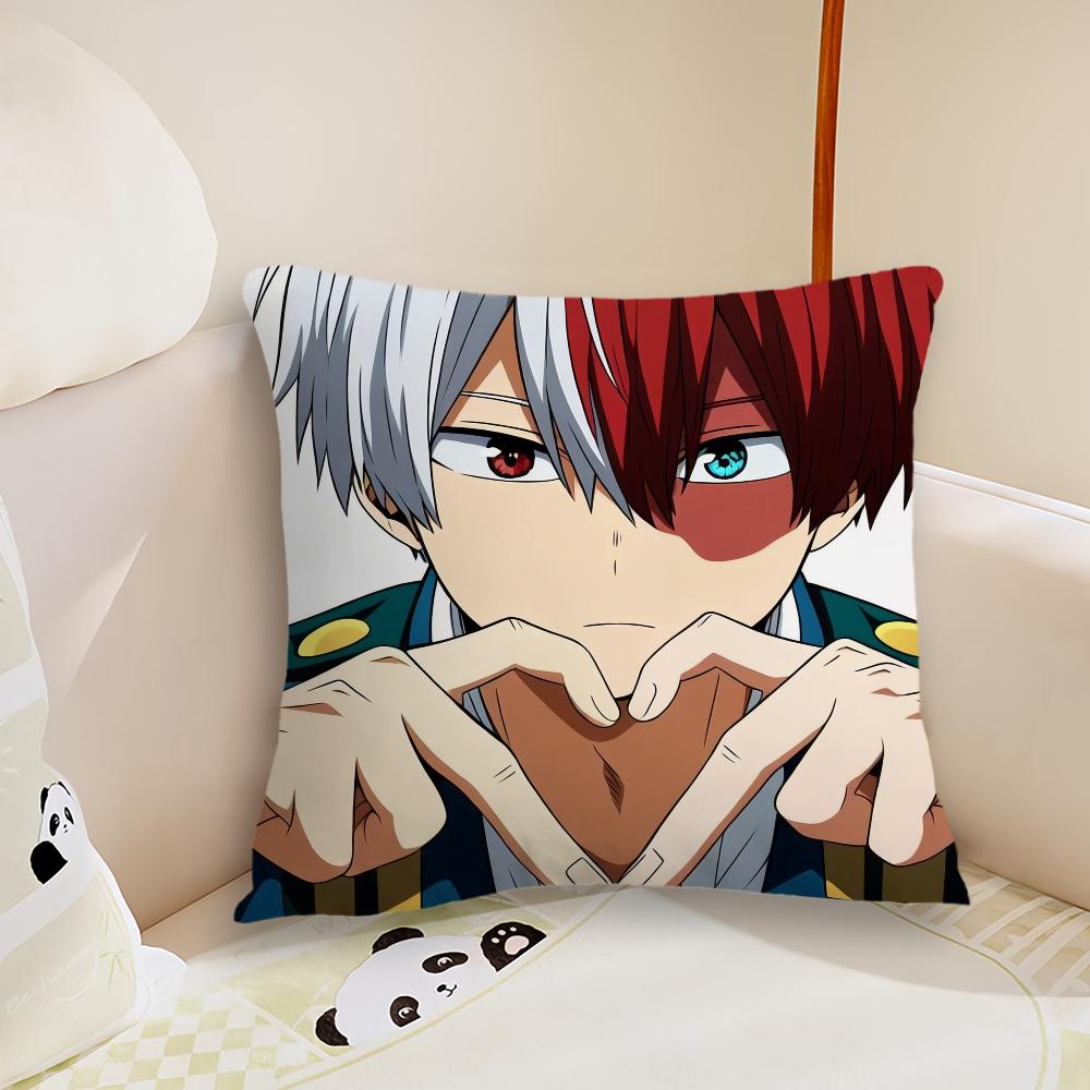 Anime M-Meine H-Heldenakademie Shoto Todoroki Kissenbezug Wohnzimmer Kopfteil Büro Schlafzimmer Kissen Sofa Nickerchen Kissenbezug