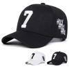 Unisex 7 Holy Letter Embroidery Baseball Caps Spring Autumn Outdoor Adjustable Casual Hats Sunscreen Hat Sports Cap