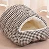 Four Seasons Enclosed Cat Bed: Cozy Winter Tent for Kittens