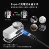 OOWOLF LED Mini Compact Wearable Light with White Red Magnetic Cap Perfect for Night Dog Outdoor Handheld Disaster and Power Outage Silver Flashlight,