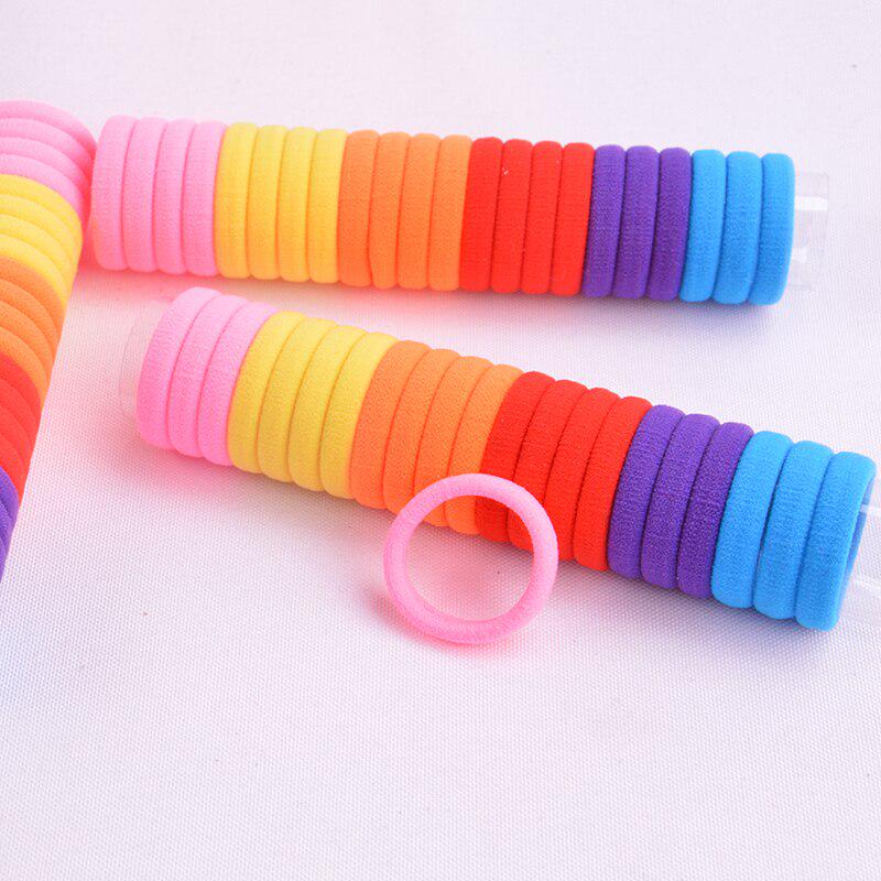 Buy 66Pcs/Pack Elastic Hair Rope Rubber Band Baby Girl Hair Band