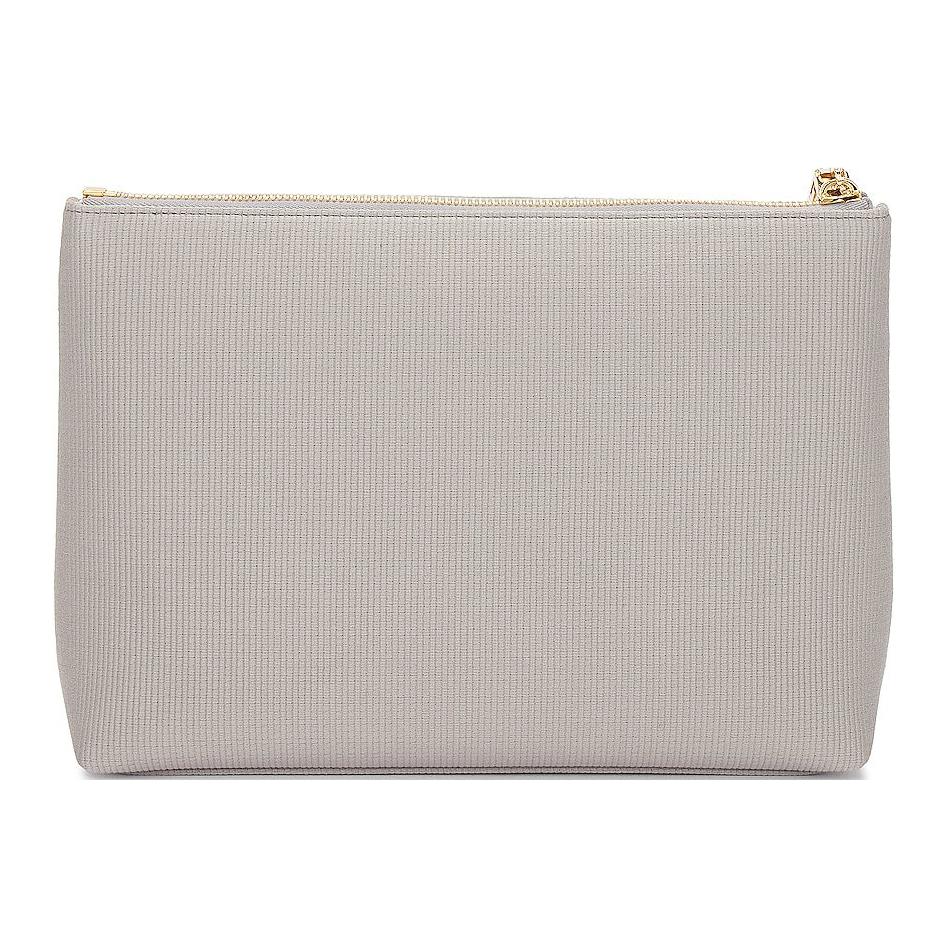 Givenchy 4G Allover Pattern Zip Closure Leather Travel Clutch Women Clutch Gray BB60KSB18Z-050