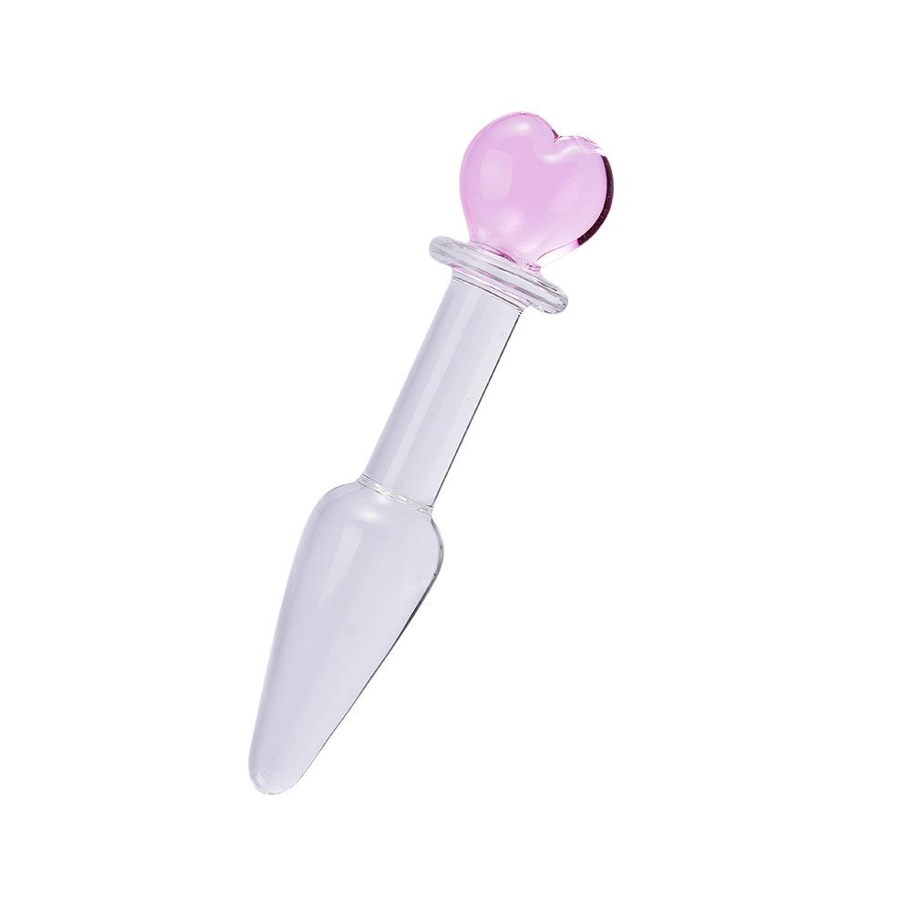 New Design Glass Anal Plug Sex Toy for Women Anal Beads Butt Plug Innovative Sex Products
