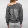 Europese & Amerikaanse Pailletten Vleugel Effen Kleur Dames Casual Set, 2026 Collectie