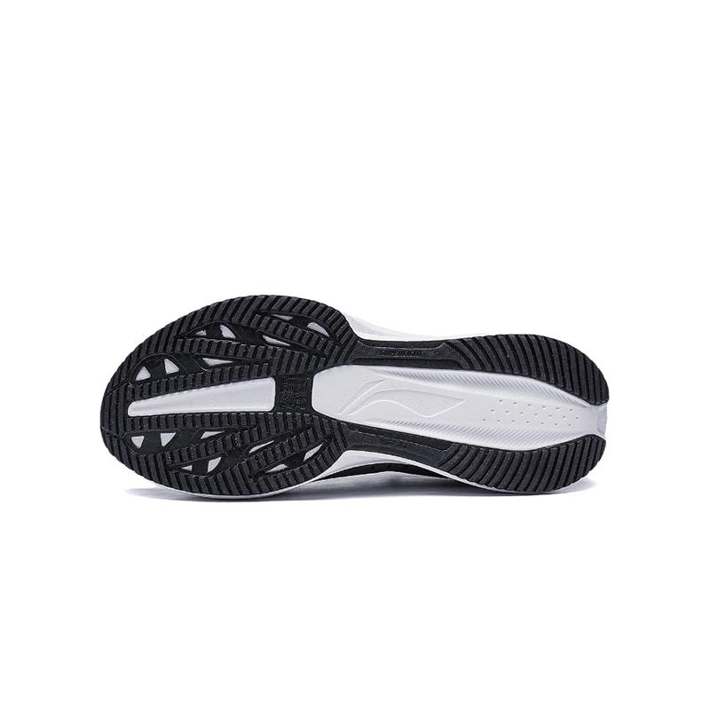 Li Ning Young20 Lightweight Comfortable Non-Slip Shock Absorbing Breathable Low-Top Running Shoes Kids sneaker Black Gray YKFT046-3