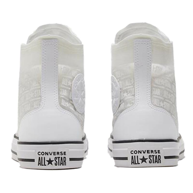Converse Chuck Taylor All Star Trendy Versatile Comfortable High-Top Canvas Unisex White & Black