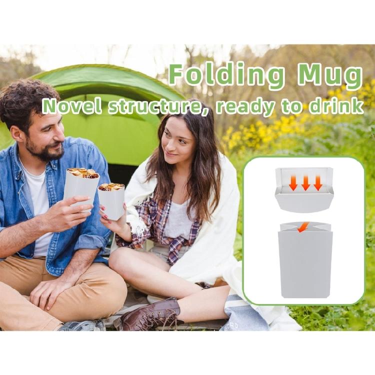 Smooth Modifiable Silicones Drinking Container with Storage Holder Temperature Resistant For Outdoor Adventurers