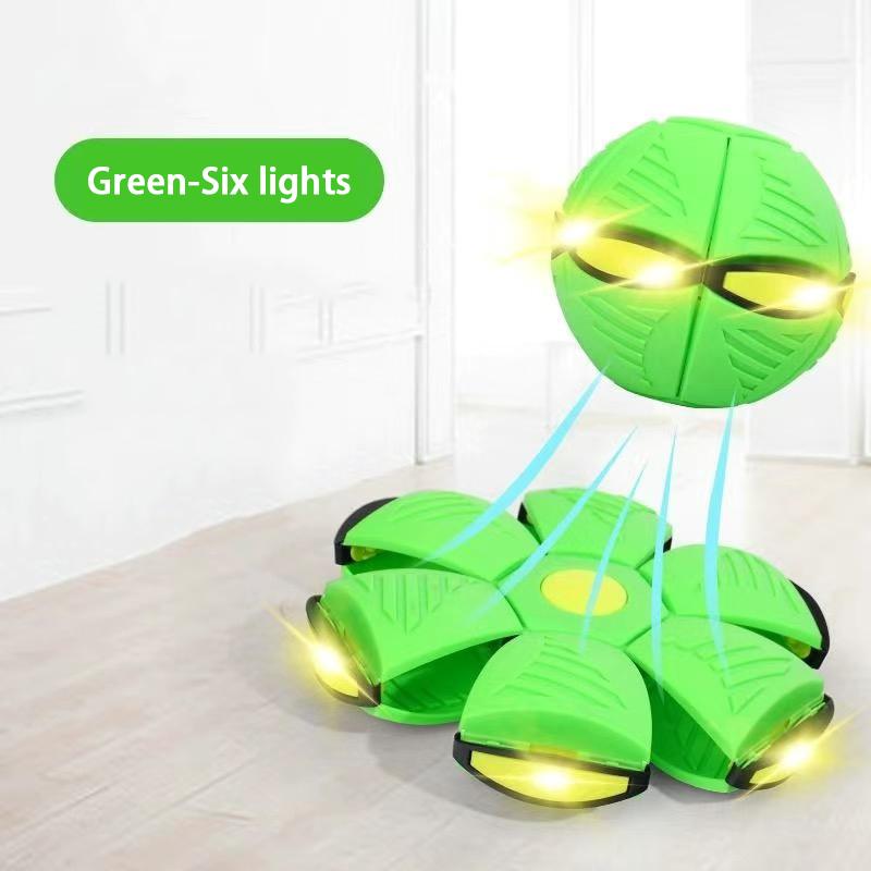 Fliegende Untertasse Hüpfball Ist Ein Langlebiges Elastisches Lustiges Hunde Haustierspielzeug Geeignet für Outdoor-Aktivitäten Bewegung Eltern Kinder Spielzeug