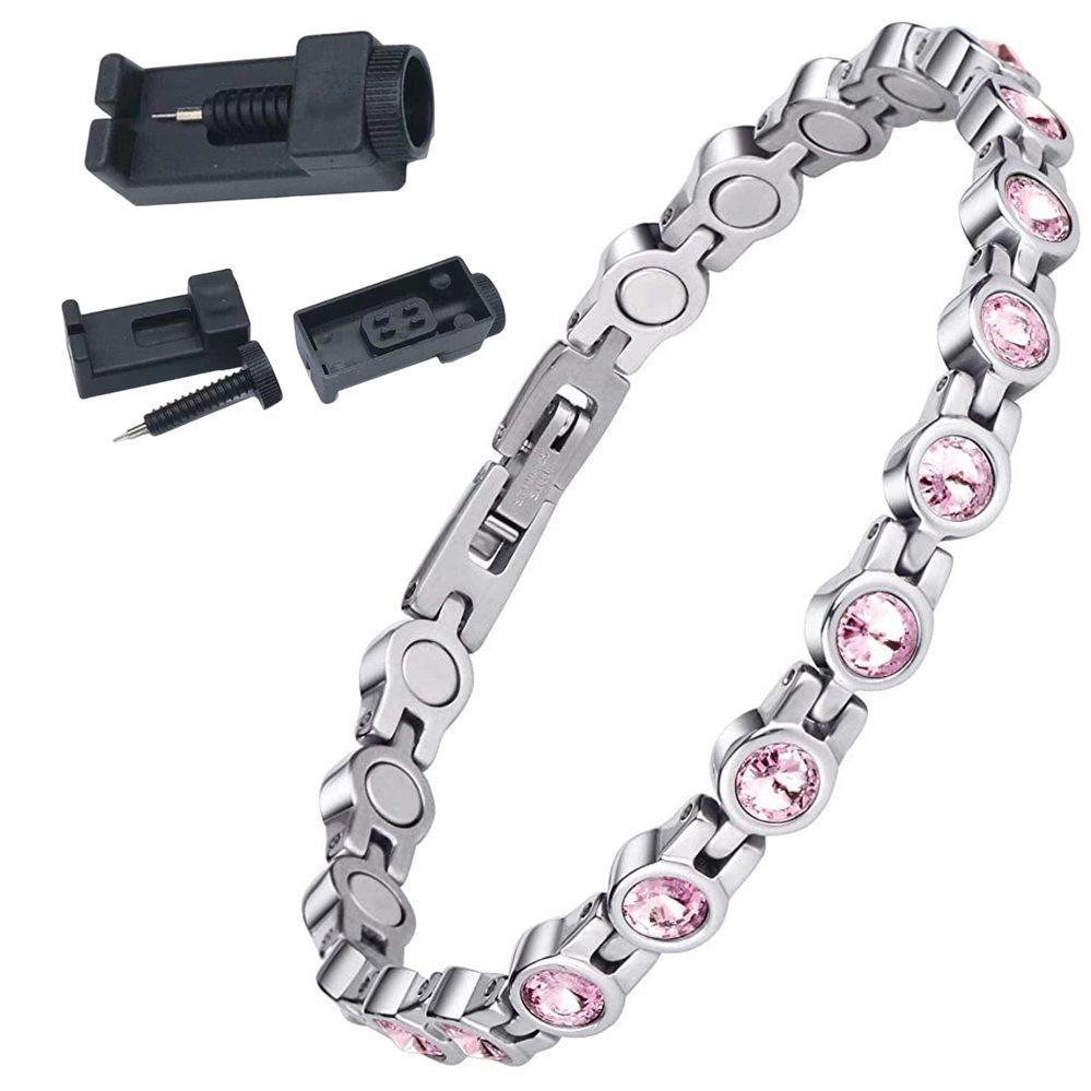 Detachable Magnetic Therapy Bracelet: Fashionable Unisex Health Accessory
