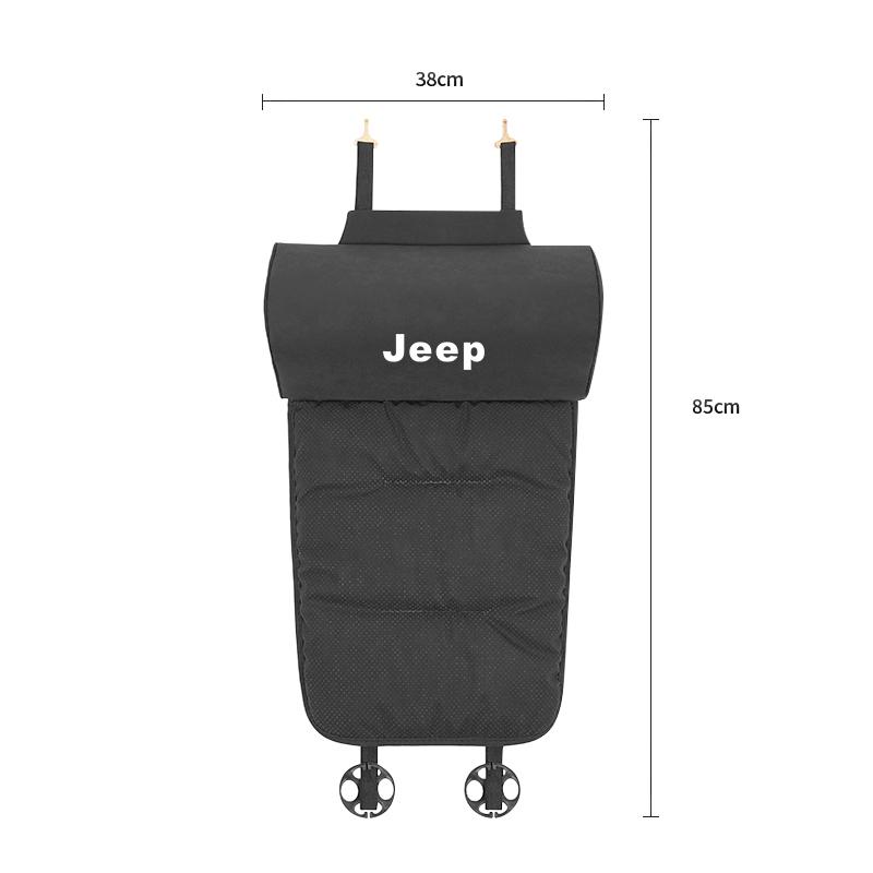Car Seat Extension Leg Rest Soft Cushion Thigh Support Pillow Valve Stem For Jeep Renegade Wagoneer Avenger Recon Wrangler JK KUBEL1