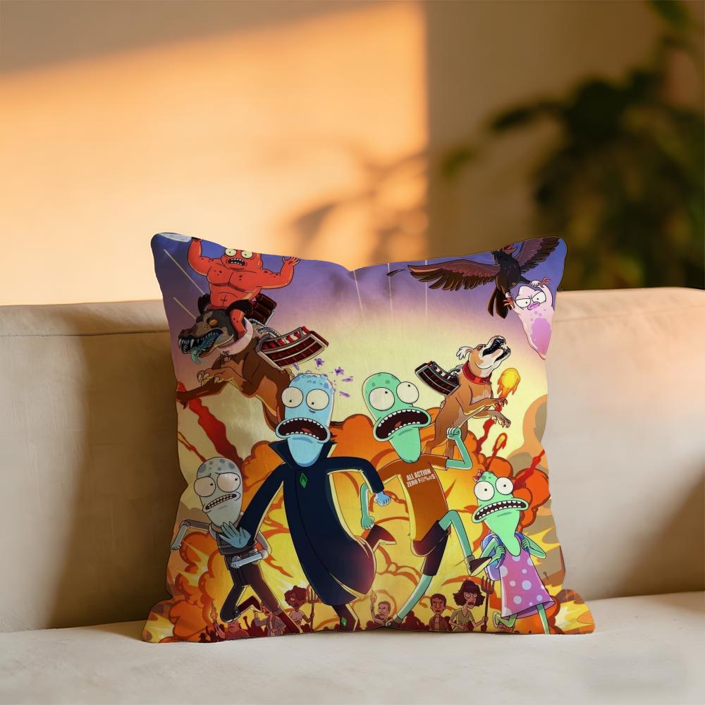 

Solar Opposites Cushion Cover Cozy Velvet Throw PillowSoft Warm Cushion For Sofa Bed 30X30cm