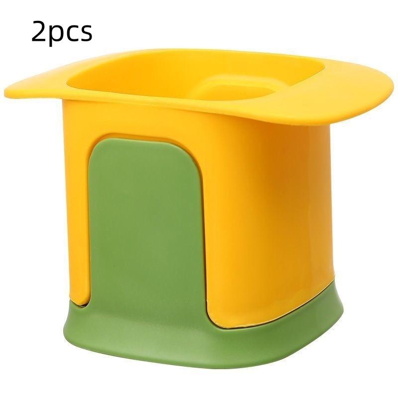 2pcs/Multifunctional Vegetable Cutter, Household Kitchen Vegetable Cutting Tool, Lazy Vegetable Cutter