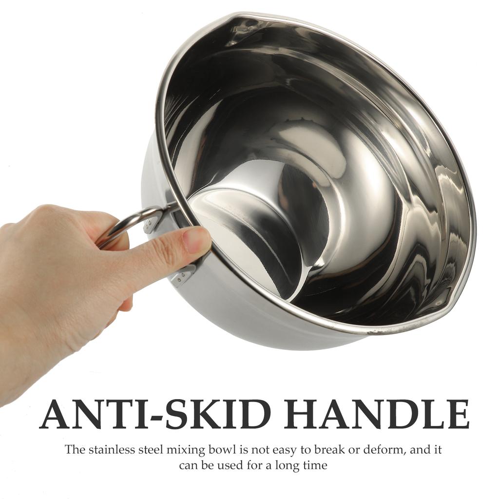 Stainless Steel Egg Food Prep Bowls for Kitchen Large Mixing Metal Baking