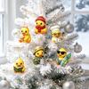 Cute Duck Toy Advent Calendar Calendar, 24-Day Christmas Countdown Box with Acrylic Ornaments for Tree Toy, Hanging Decor, Holiday Gift Lovers Festive