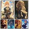 Violet Evergarden Poster HD Art Sticky Wall Waterproof Home Living Room Bar Decoration