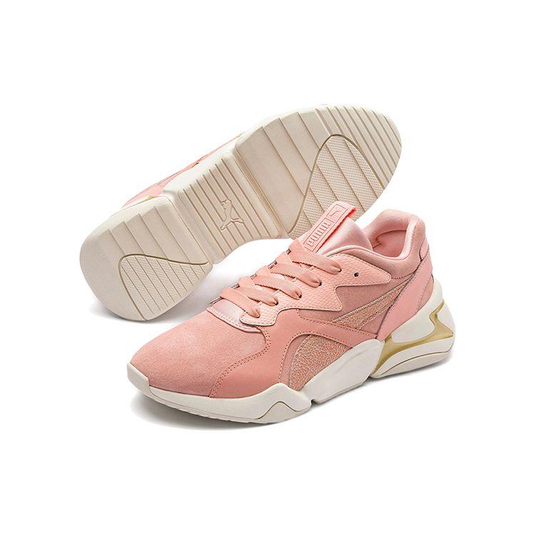 Puma Nova Pastel Grunge Peach Bud Women Sneakers Pink 369487-03