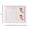 Baby Hand&Foot Print Hands Feet Mold Maker Bebe Baby Photo Frame With Cover Fingerprint Mud Set Baby Growth Memorial Gift
