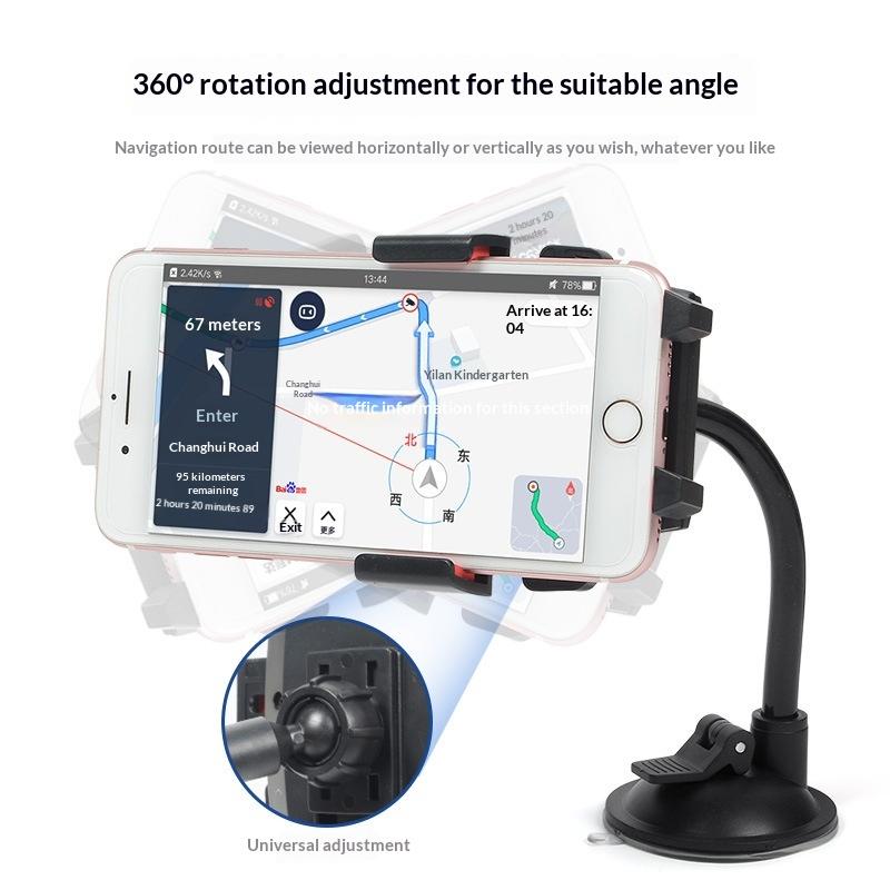 1Pcs Flexible Long Arm 360 Degree Universal Rotation Sucker Car Mount Mobile Phone Holder For Your Mobile Phone Stand Car Holder