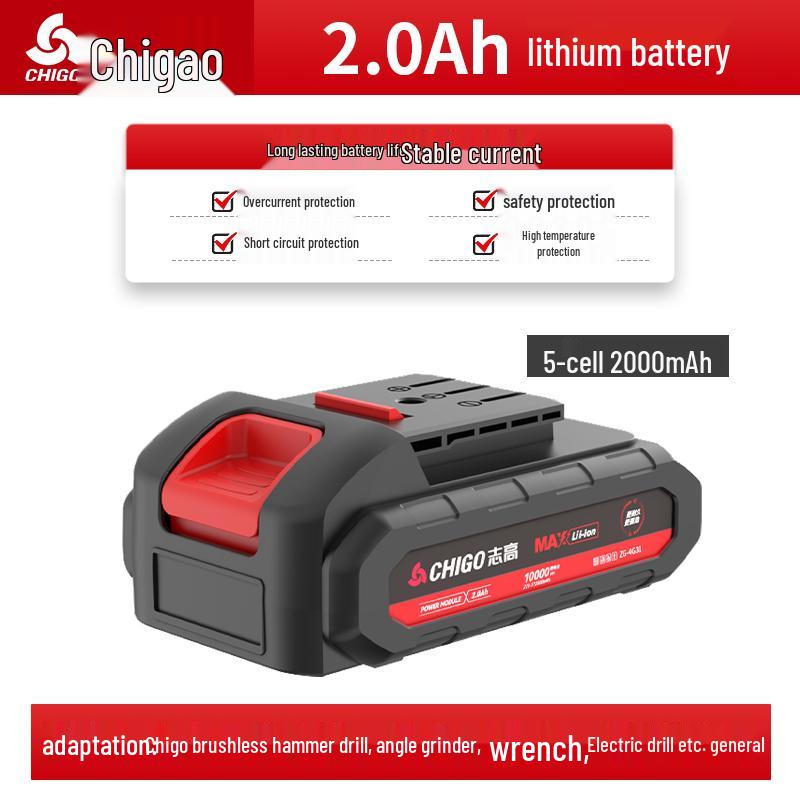 Dayi Tools: Universal Lithium Battery Pack with Drill, Electric Wrench, Hammer, Angle Grinder, and Charger Accessories.