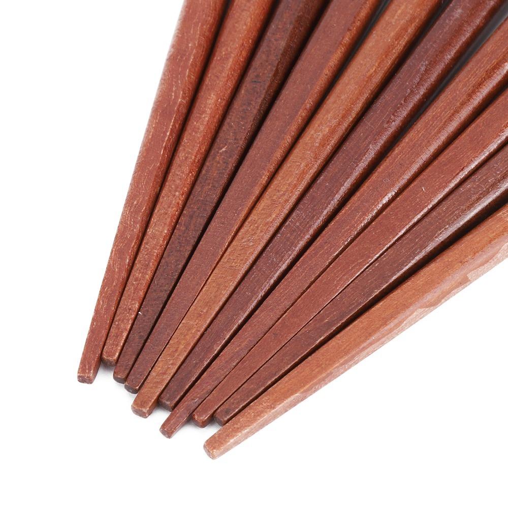 5Pairs Smooth Dining Chopsticks Practical Eating Chopsticks Sturdy Chopstick Set Restaurant