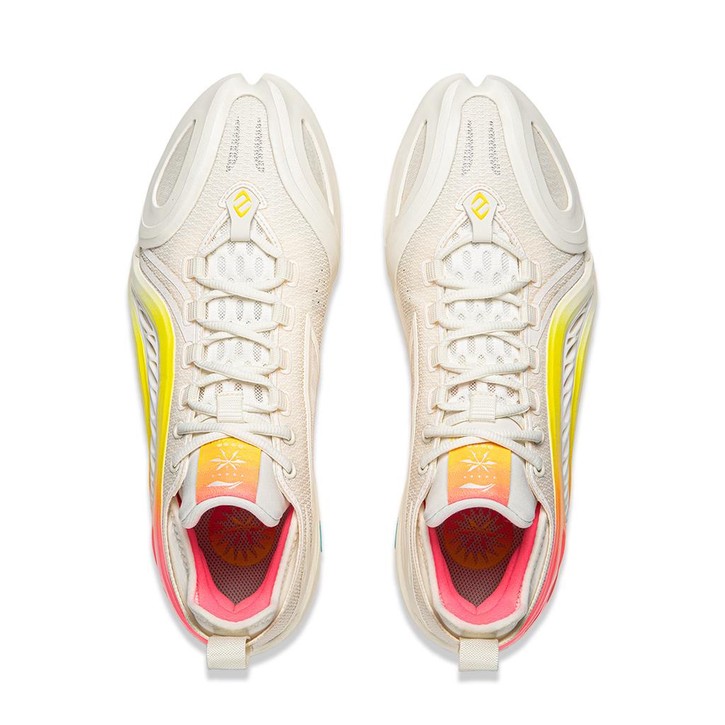 Li Ning BadFive Air 1 Super Low top Outdoor Basketball Shoes Men's Ecru ABFW009-1