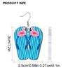 2D Flache Sommer-Slipper Acryl-Ohrringe Modeschmuck Elegante Ohrringe Party-Ohrringe Urlaubsgeschenk für Freunde Sommer Strand-Ohrringe Gastgeschenk