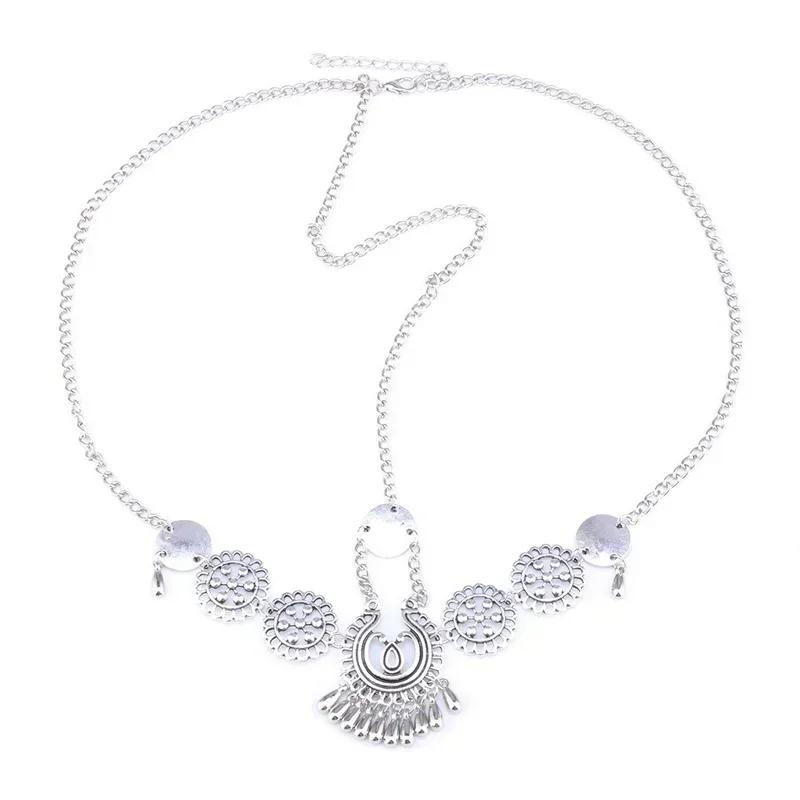 Gypsy Turkish Bohemian Head Chain Indian Hair Jewelry Tribal Forehead Dancing Wedding Hair Accesories Boho Headband Headpieces