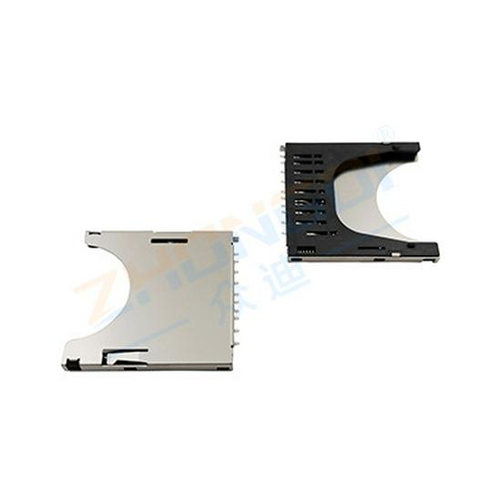 Spring-loaded Standard SD Card Socket SD-0503A-P