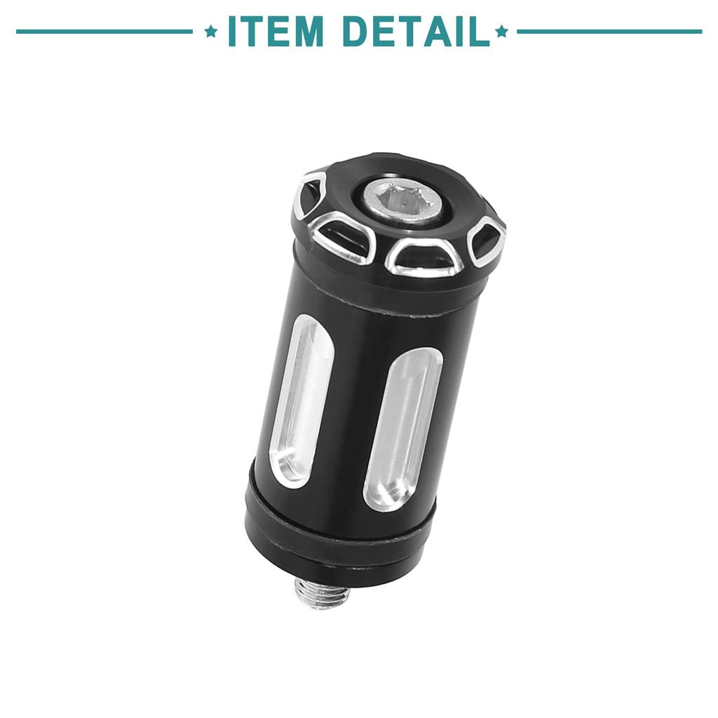 ACROPIX Motorrad Zehen Fußschalthebel Stifte Schalthebel Stifte für Harley Kompatibel mit Street Glide Touring Schwarz 1 Stück