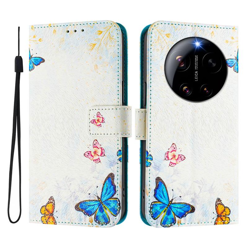 For Xiaomi 17 Ultra Fundas Leather Phone Case for Xiomi Mi 17 Pro Max 17Ultra 5G Coque Flip Cover Wallet Magnetic Painted Cases