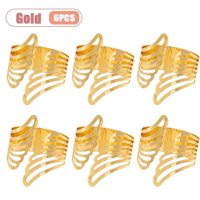 1-24PCS Minimalist Butterfly Wing Napkin Rings Luxury Hotel and Wedding Fine Dining Table Decor Napkin Holders