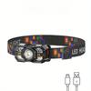 Adjustable LED Flashlight Headlamp Rechargeable Super Bright Head Torch Camping Fishing Cycling Hiking Motion Sensor Headlights