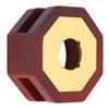 Retro Style Wax Seal Stove Warmer Octangular Melting Sticks Furnace Tool for Making WaxDark Red