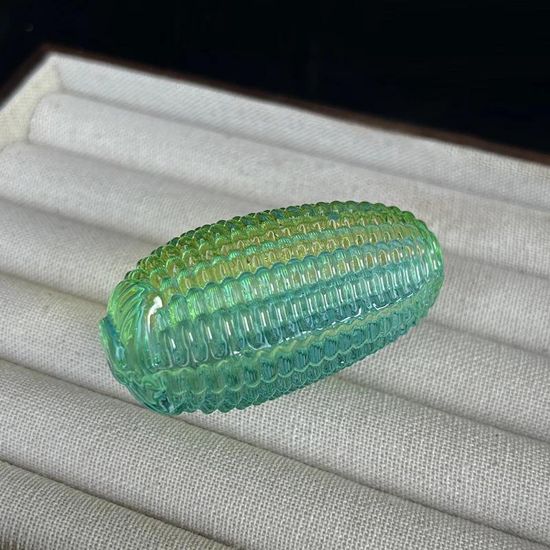 Kryształowy Realistyczny Sztuczny Kukurydza DIY Fałszywe Warzywo Symulacja Jedzenia Dekoracja Imprezowa Rekwizyt Fotograficzny Dekoracja Domu Restauracji