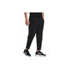 Adidas Knitted Sweatpants Men's Black Moderate Straight Fit Pants HN8961