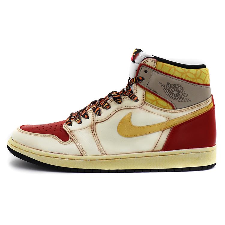 Jordan Air Jordan 1 Cushioning Slip Resistant Abrasion Resistant Cushioning Slip Resistant Abrasion Resistant High top 555088-603(TeamK-S-BOX)