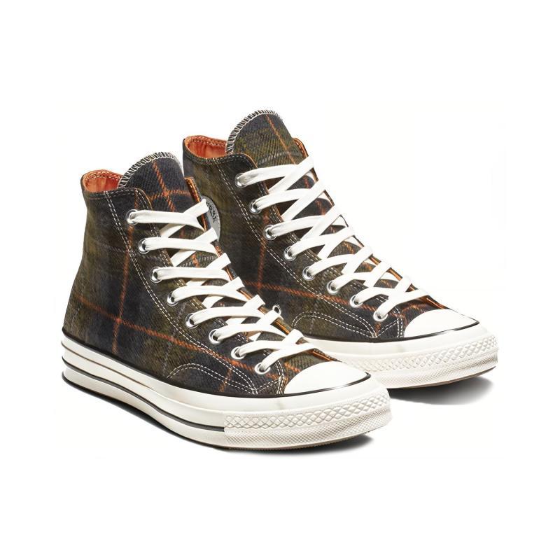 Converse 1970s Chuck Taylor Hi Vintage Fashion High Top Espadrilles Unisex Olive