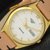 REFURBISHED VINTAGE SEIKO 5 AUTO 6319A JAPAN MENS D/D WHITE WATCH 593c-a314896-2 SKU593c-a314896