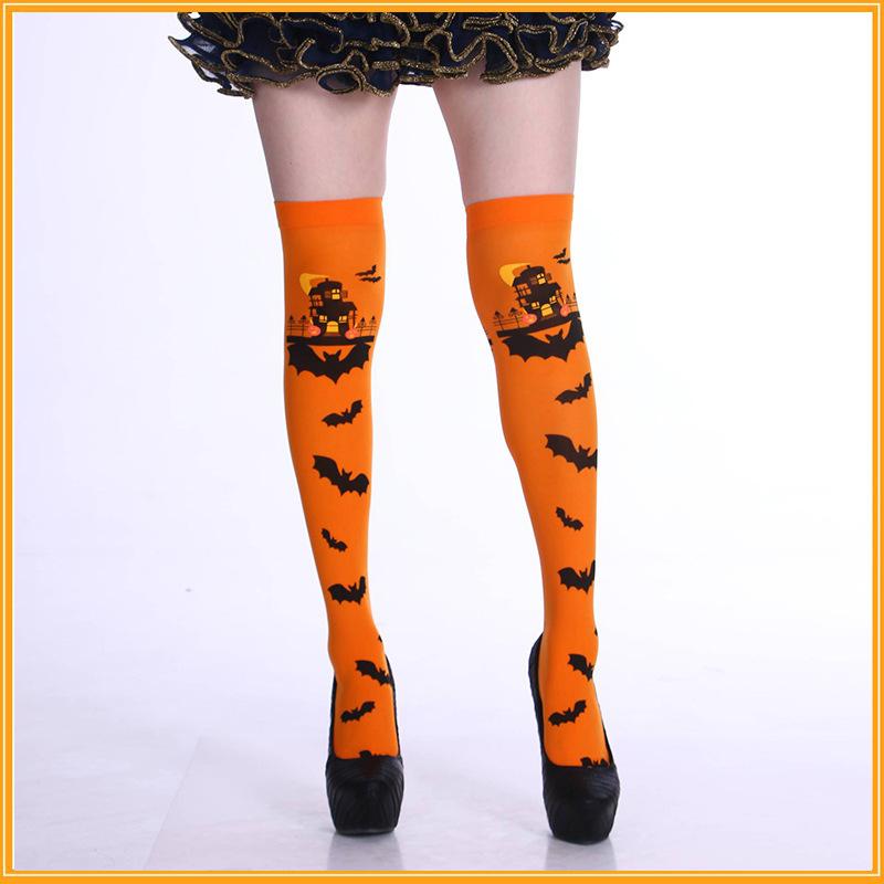 2024 New Men And Women Suitable Stockings Halloween Easter Nurse Skeleton Blood Socks Skull Socks Funny Prank Compression Socks