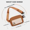 Belt Bag for Women Men, Fashion Crossbody Fanny Packs Waterproof Mini Waist Bag Bum Bag for Running, Hiking, Walking and Travel