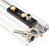 Aluminiumprofil-Schienenbohrführung für vertikalen Locher für 20#30#40# Aluminiumprofile, Mit Schiebern und M6 Senkschrittbohrer